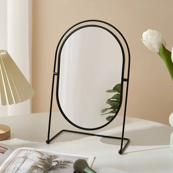 Stort Minimalistiskt Skrivbordsspegel för Makeup