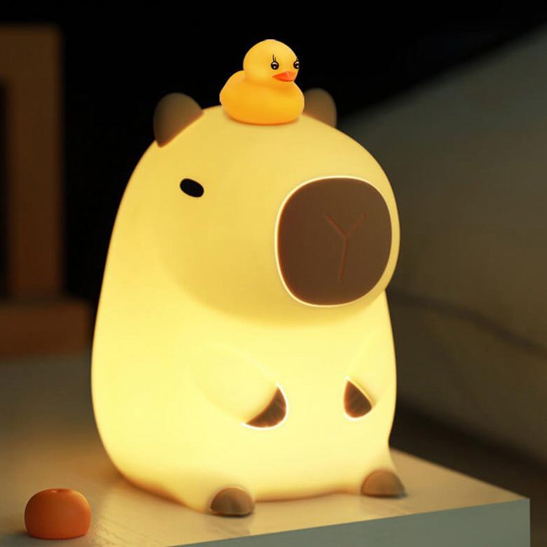 Bedårande Capybara Nattlampa