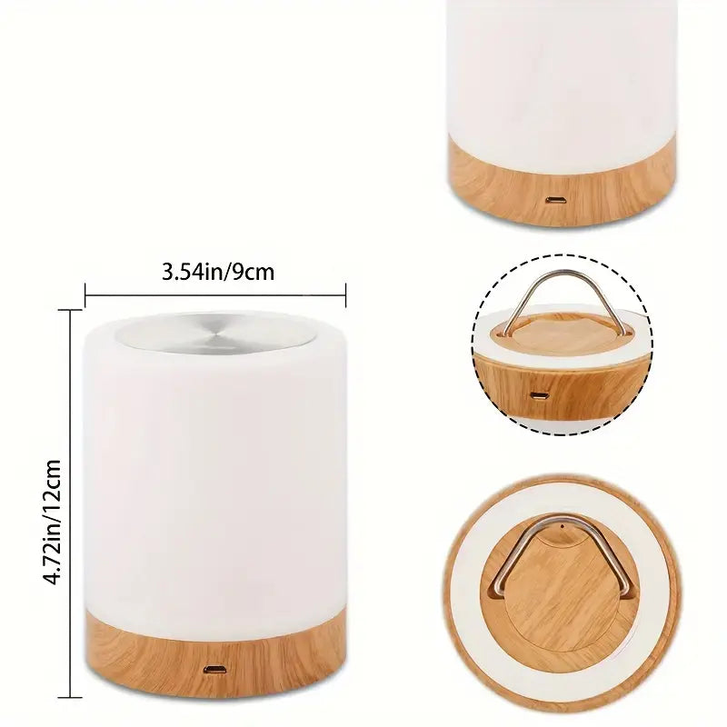 Dimmbar LED Nattlampa med Modern Design och Färgskifte