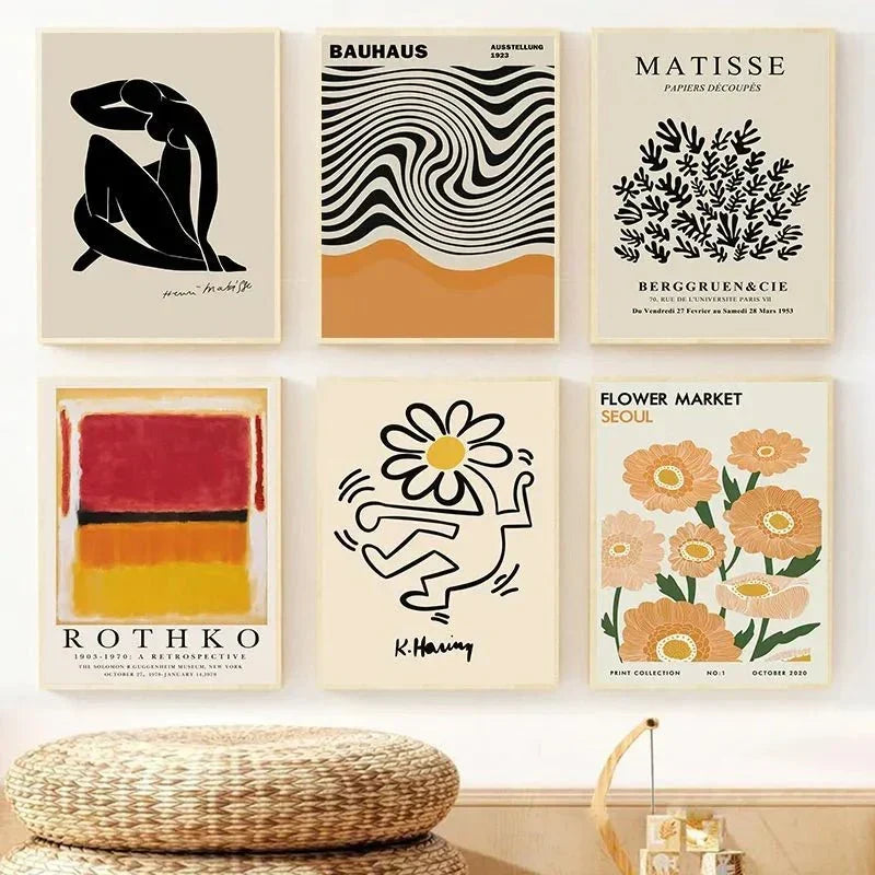 Abstrakt Canvas Väggkonst Poster