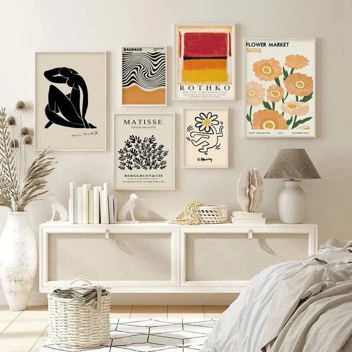 Abstrakt Canvas Väggkonst Poster