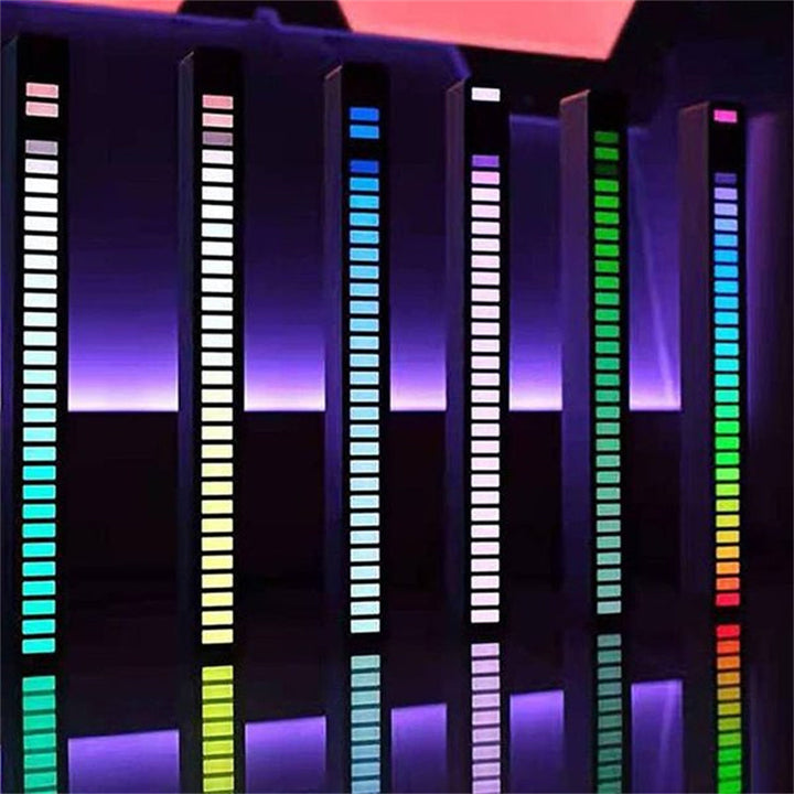 Trådlös ljudstyrd RGB-ljusramp