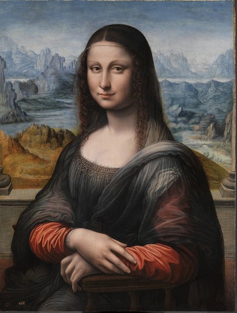 Ästetisk Rolig Mona Lisa Canvas Poster