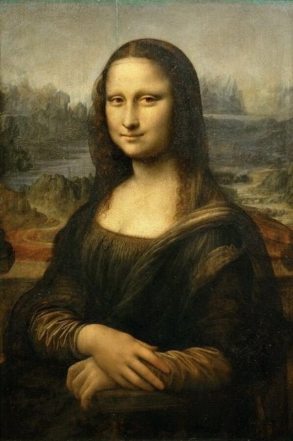 Ästetisk Rolig Mona Lisa Canvas Poster
