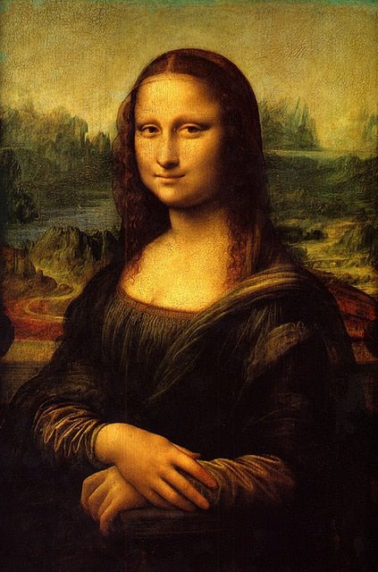 Ästetisk Rolig Mona Lisa Canvas Poster