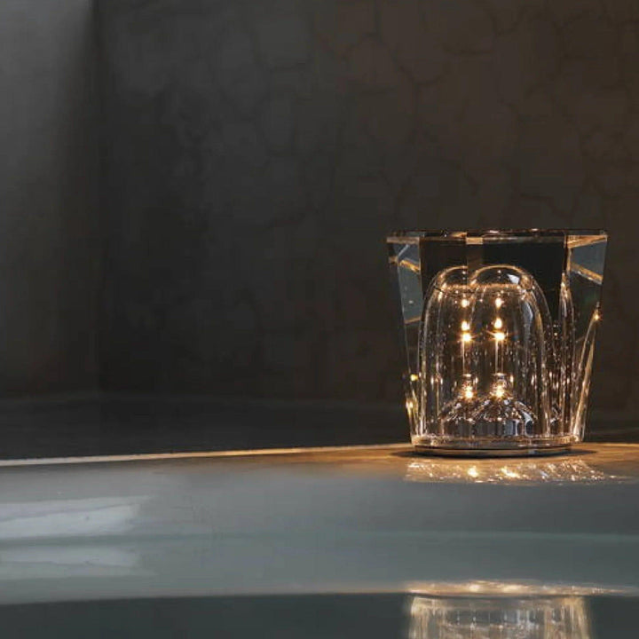 Lampa - Lyxig Diamant Crystal LED Uppladdningsbar Bordslampa