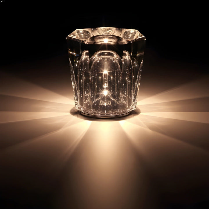Lampa - Lyxig Diamant Crystal LED Uppladdningsbar Bordslampa