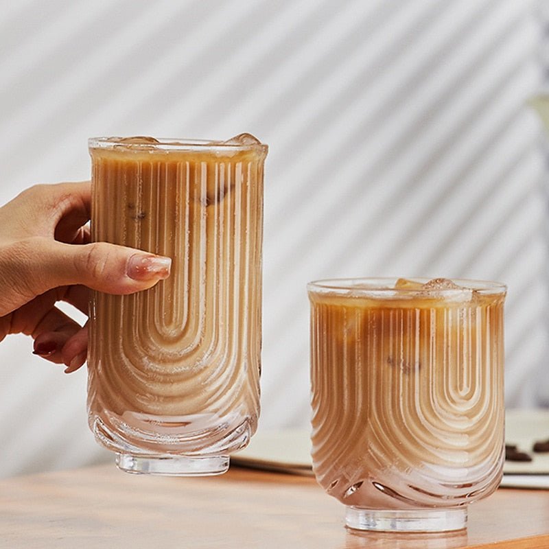 Amerikansk Is Latte Glas Kaffe Mug
