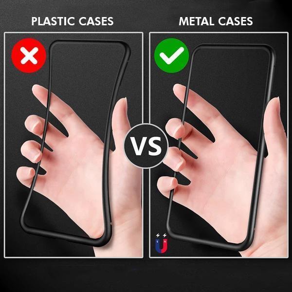 Anti-tittande Magnetiskt iPhone-fodral