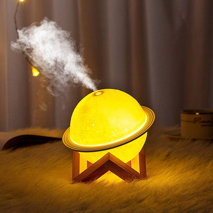 Måne Diffuser LED Luftrenare Nattljus