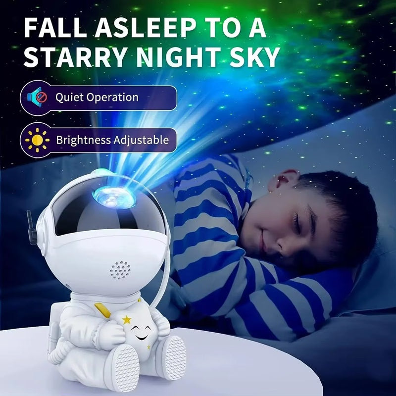 Astronaut Galax Projektor LED Nattlampa