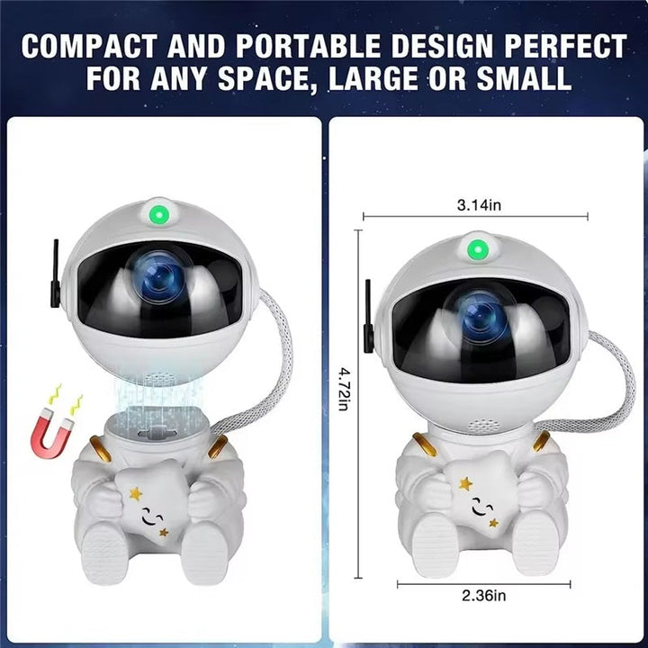 Astronaut Galax Projektor LED Nattlampa