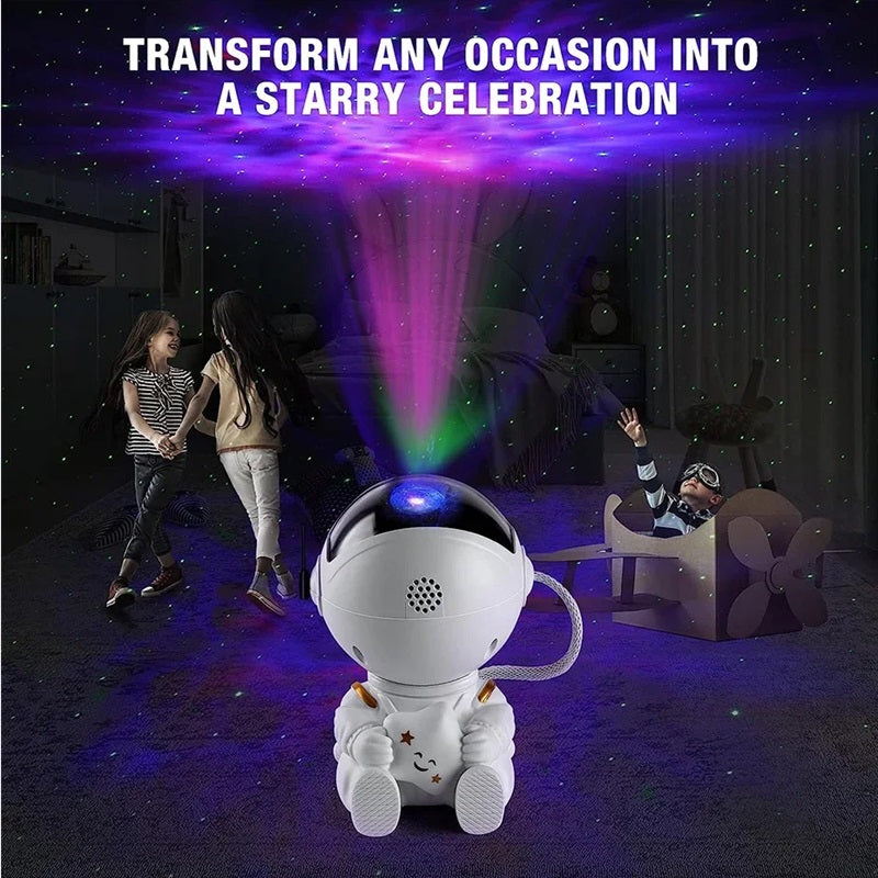 Astronaut Galax Projektor LED Nattlampa