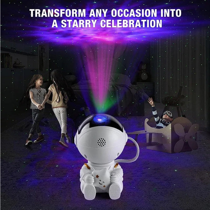 Astronaut Galax Projektor LED Nattlampa