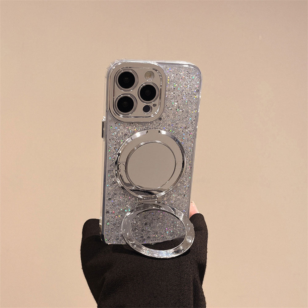 Silver Glitter Spegel MagSafe