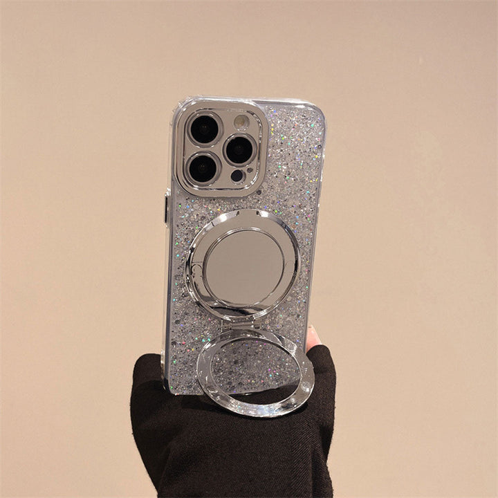 Silver Glitter Spegel MagSafe