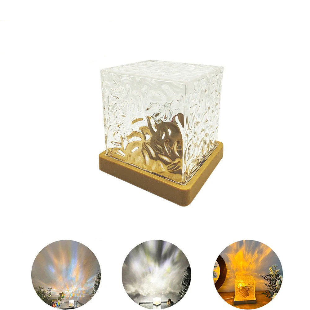Aurora Cube Nattlampa