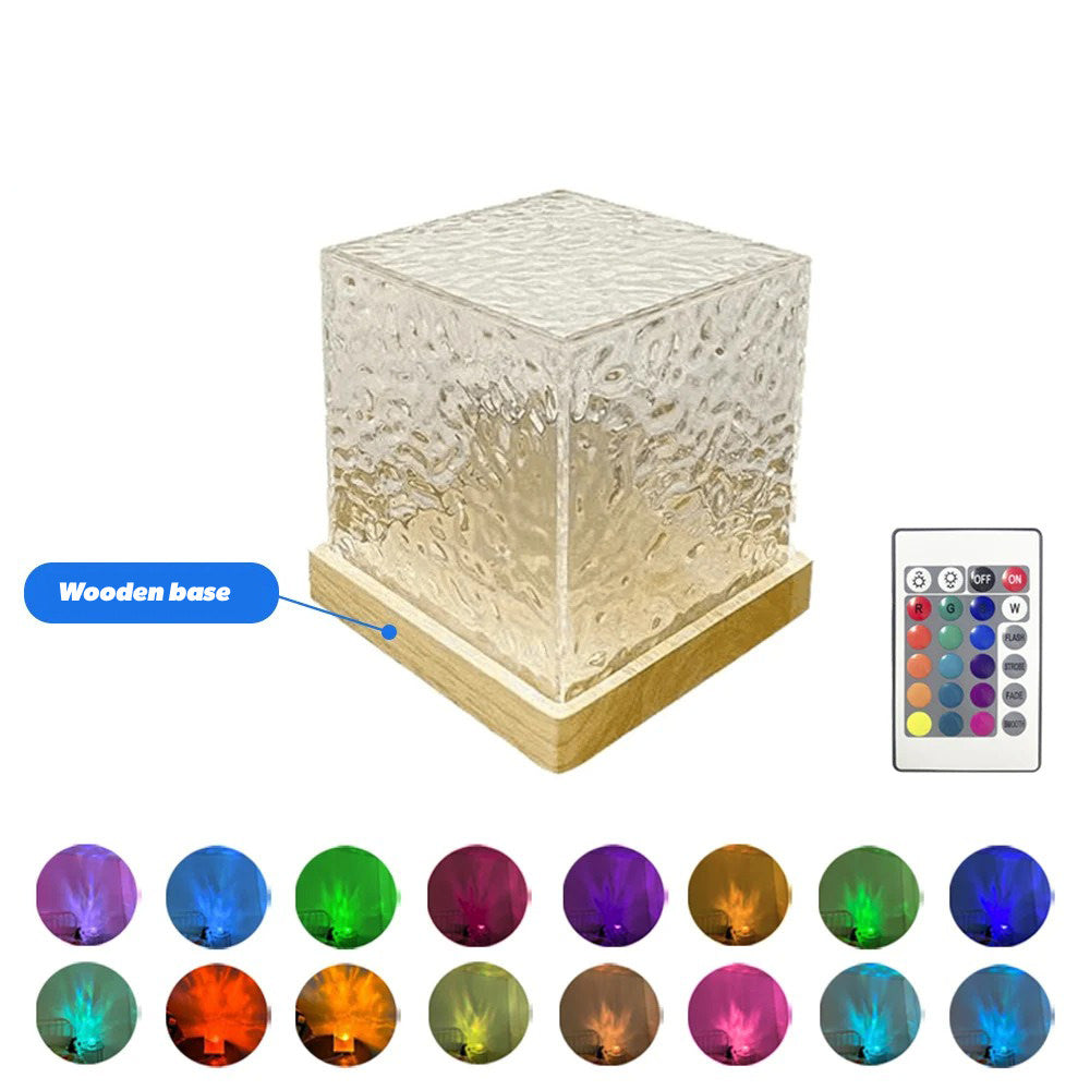 Aurora Cube Nattlampa