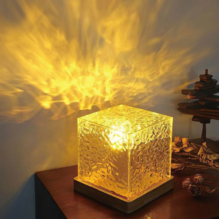 Aurora Cube Nattlampa
