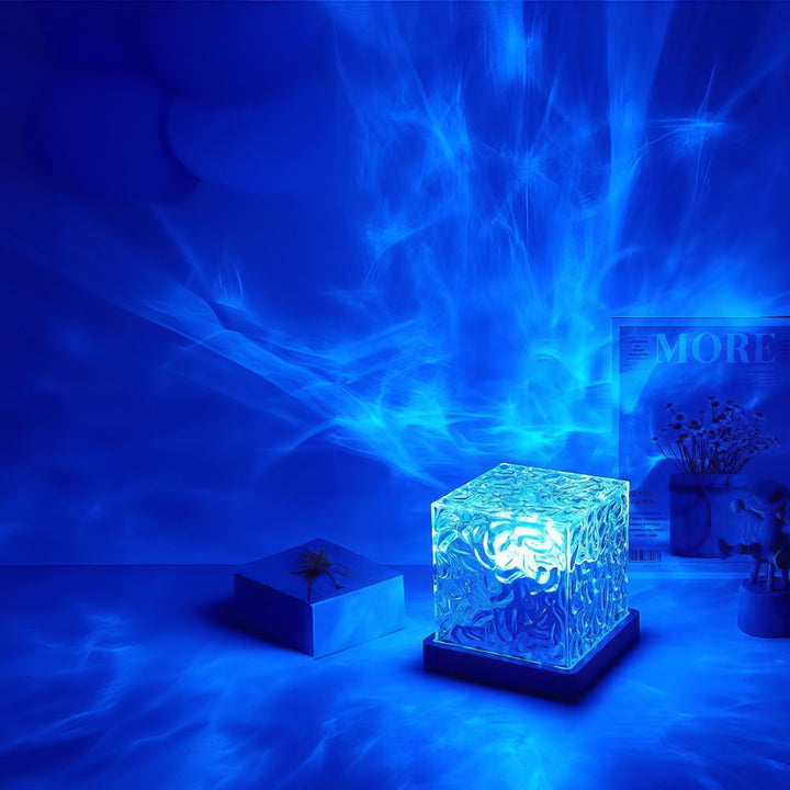 Aurora Cube Nattlampa