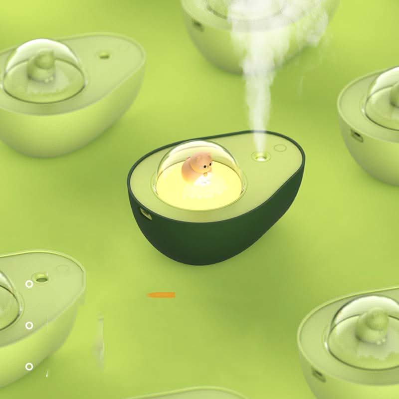 Avokado Nattlampa Luftfuktare med USB &amp; LED