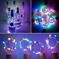 LED Flaska Ljus Kork Natt Ljus DIY Dekor |