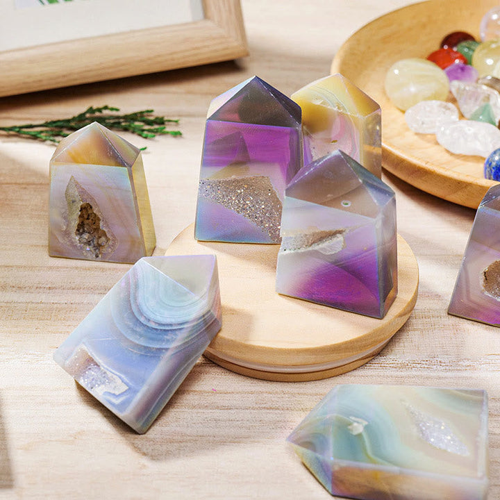 |Angel Aura Quartz Crystal Sticks Gemstone Decor
