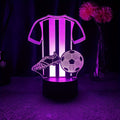 SportGlow Lampa - 3D LED Nattljus för Fotbollsfans