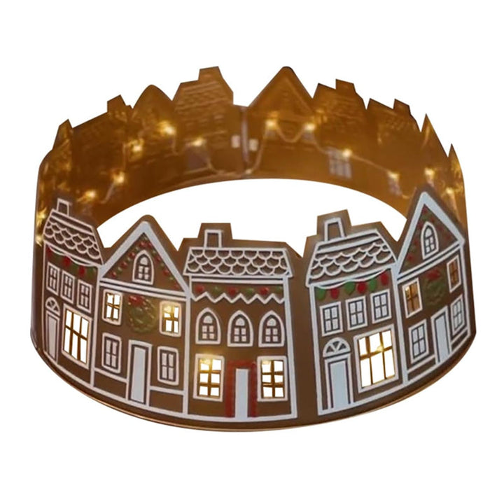 LED Pepparkakshus Julgran Krage