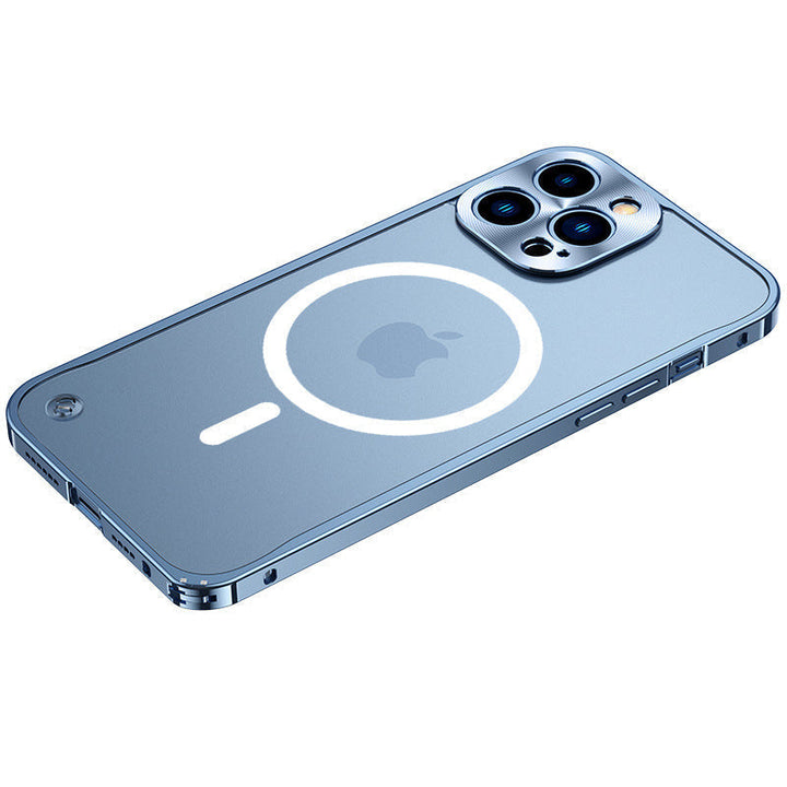 Magnetiskt mobilskal för iPhone med metallram |