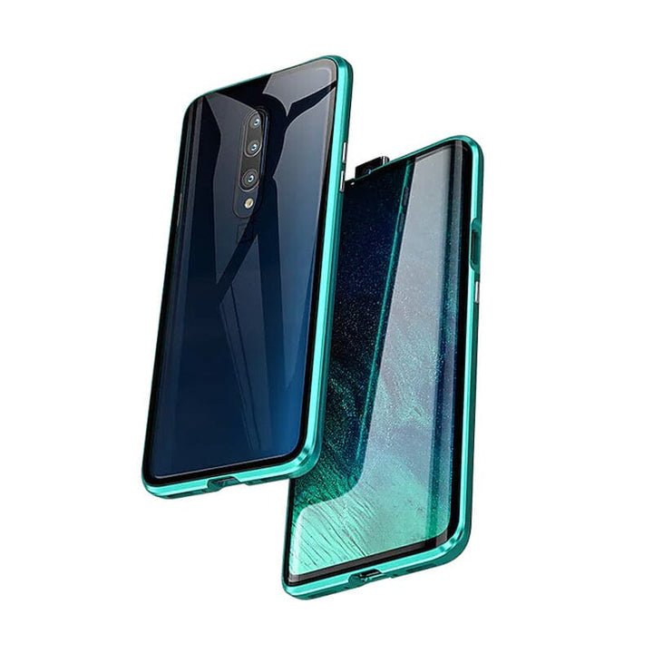 Samsung magnetiskt härdat glas dubbelsidigt telefonfodral