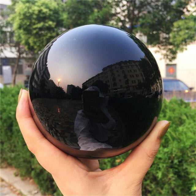 Obsidian Kristallboll Dekoration