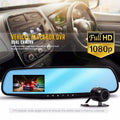 Dashcam backspeglar med fram/bak kamera (Full HD och nattläge) |