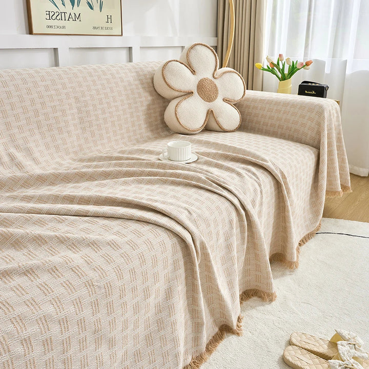 Stor Sofföverdrag med Vändbar Mönster Stilig Skydd
