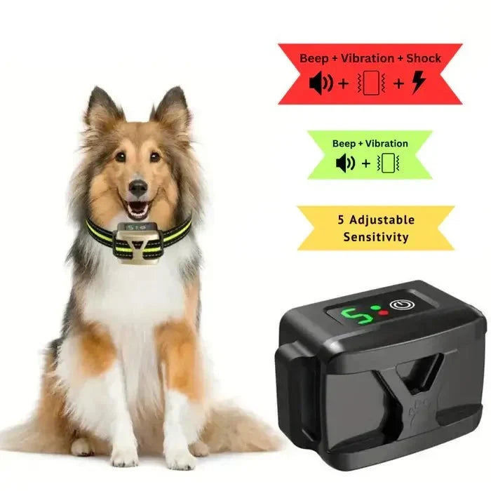 BarkSmart • Uppladdningsbar Anti-Bark Halsband