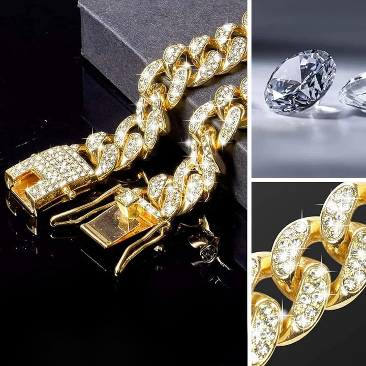 BlingPaws • Hund Guldkedja Halsband