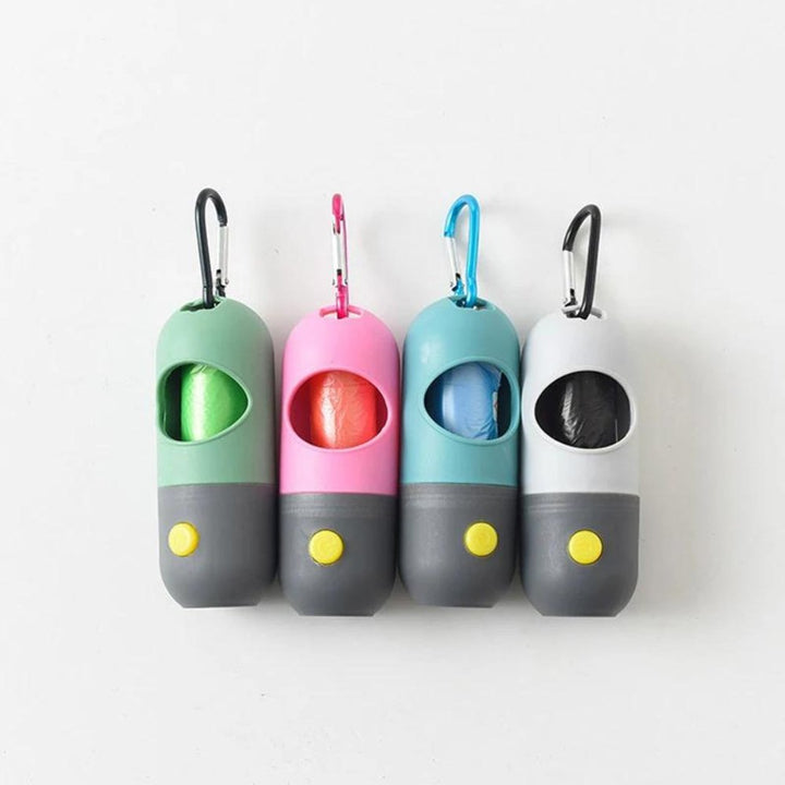 BrightPaws • LED-ljus Hundavfallspåsar Dispenser