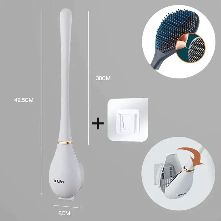 Elegant och hygienisk toalettborste i silikon - SmartBrush