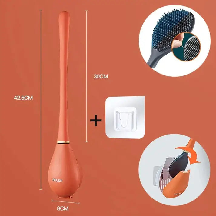 Elegant och hygienisk toalettborste i silikon - SmartBrush