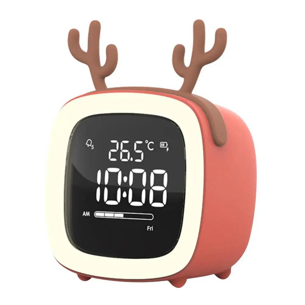 BunnyGlow - LED Väckarklocka – Nattljus med Digital Display &amp; Timer