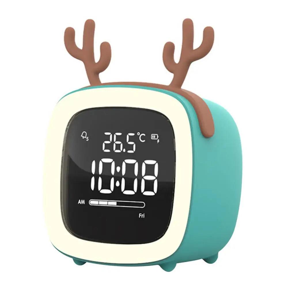 BunnyGlow - LED Väckarklocka – Nattljus med Digital Display &amp; Timer