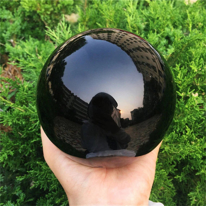 Obsidian Kristallboll Dekoration