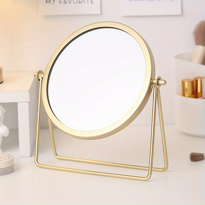 VintageGlow – Justerbar Makeup Spegel med Järnram