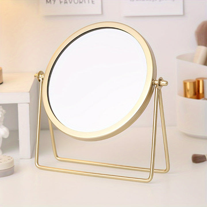 VintageGlow – Justerbar Makeup Spegel med Järnram