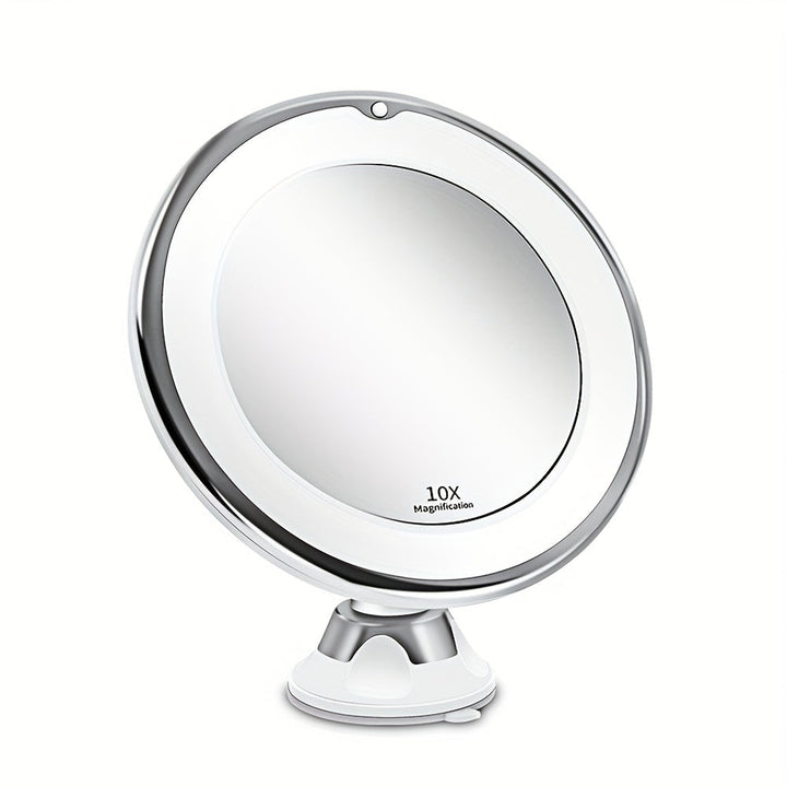JESLED 10X – Rotera Makeup Spegel med Belysning