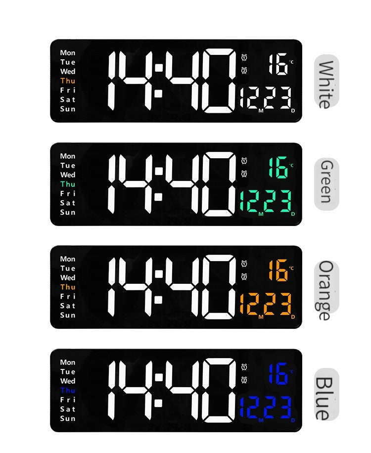 Nordisk Digital Klocka 16 Tum Display