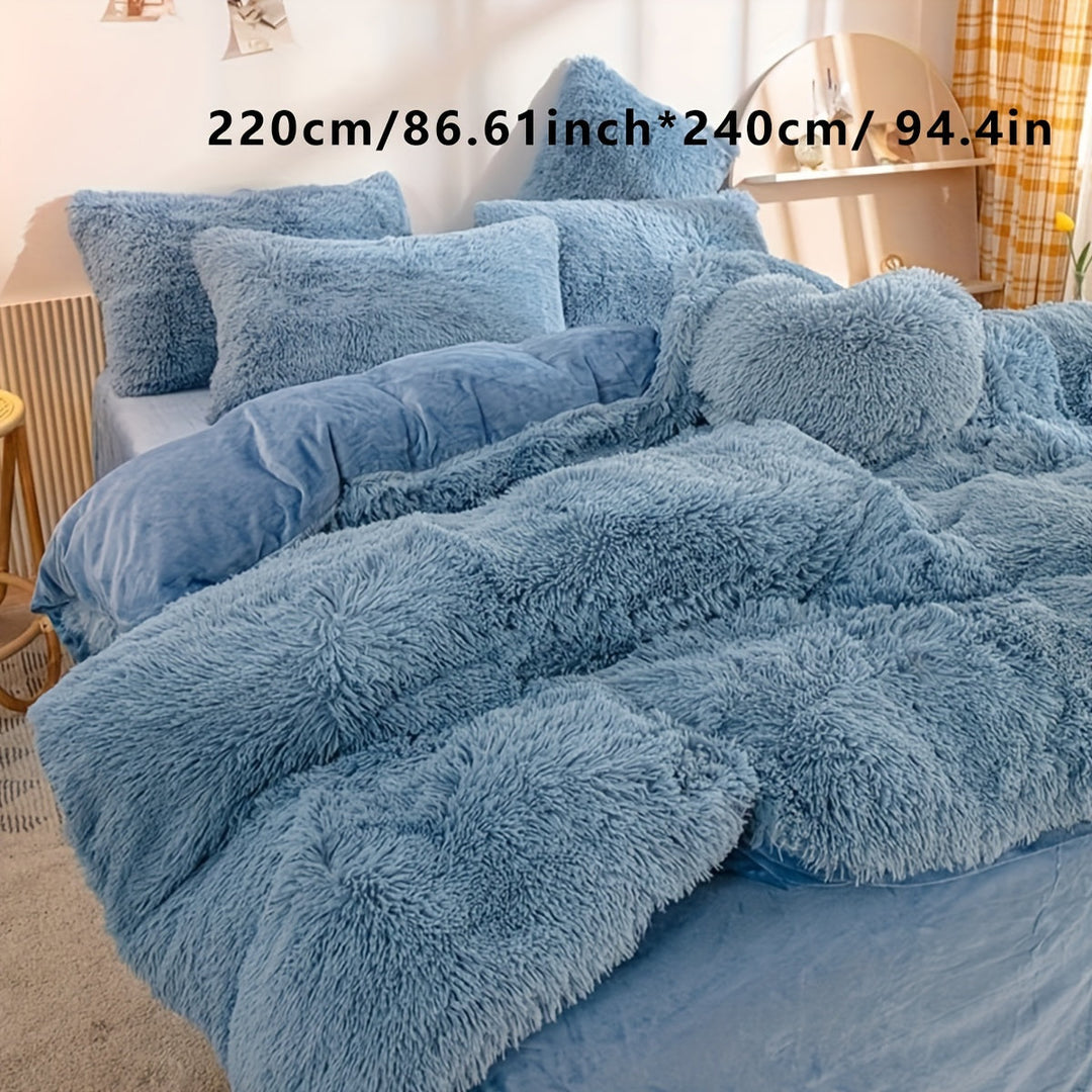 Lyxigt Sammet Duvet Täcke Set för Ultimat Komfort