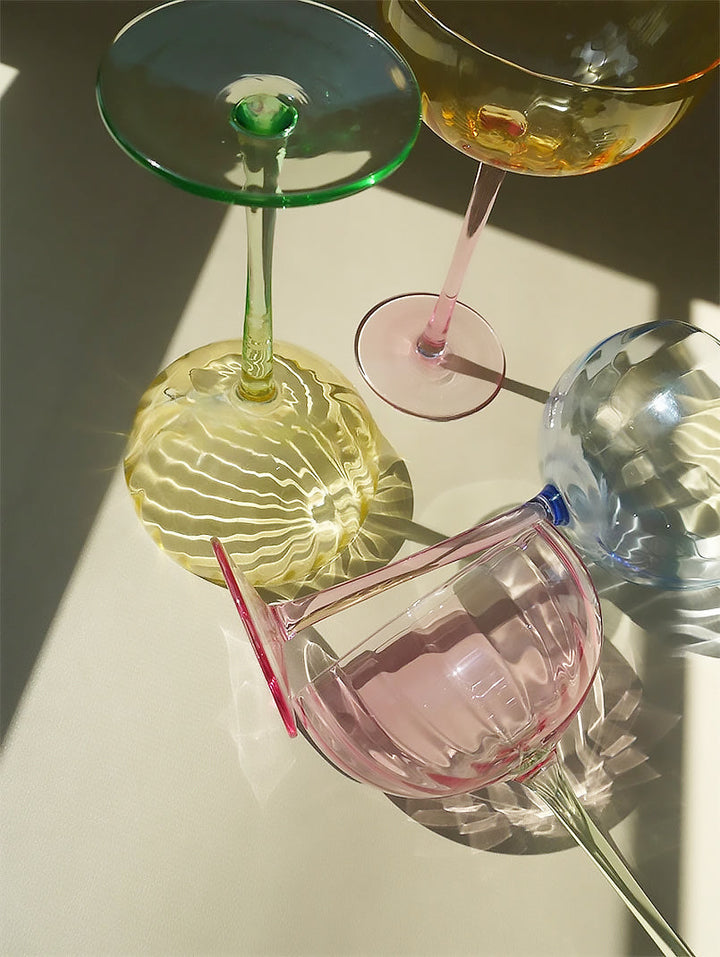 färgade Pumpa Glas