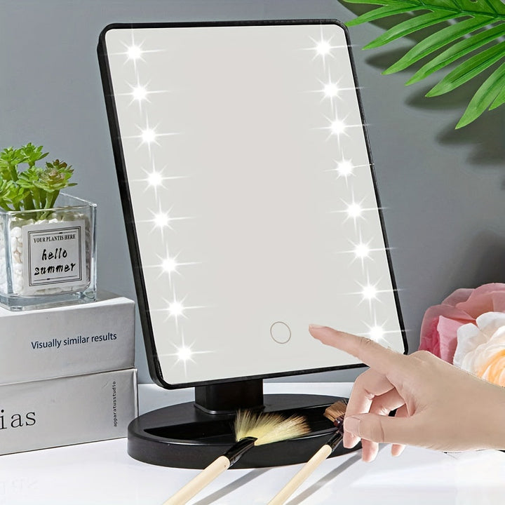 GlowPerfect - Justerbar Makeup Spegel med 16 LED
