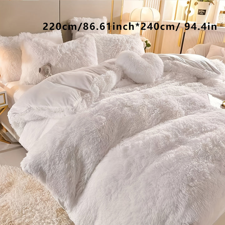 Lyxigt Sammet Duvet Täcke Set för Ultimat Komfort